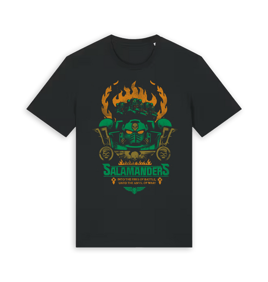 Black Printed T-shirt Front