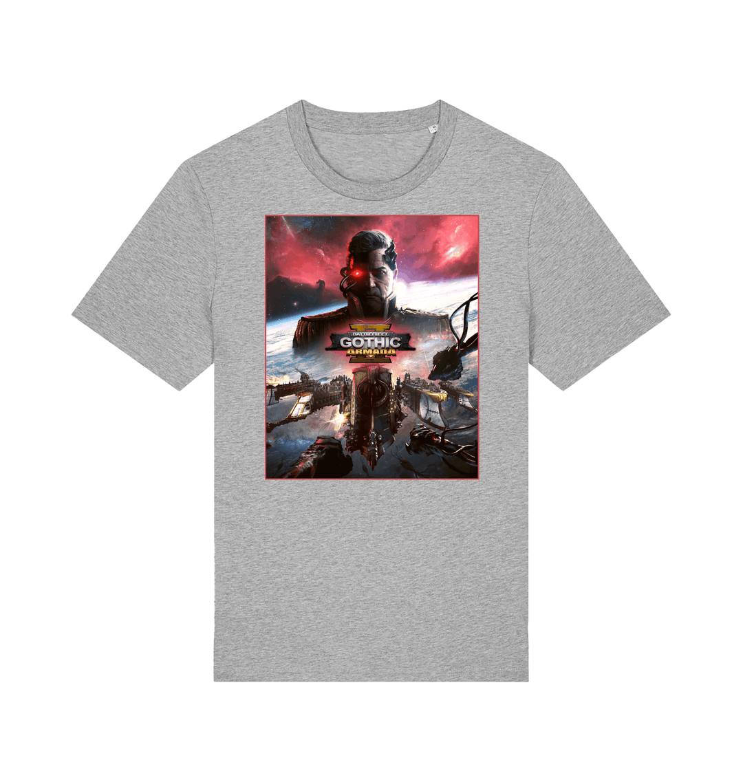 Heather Grey Printed T-shirt Front