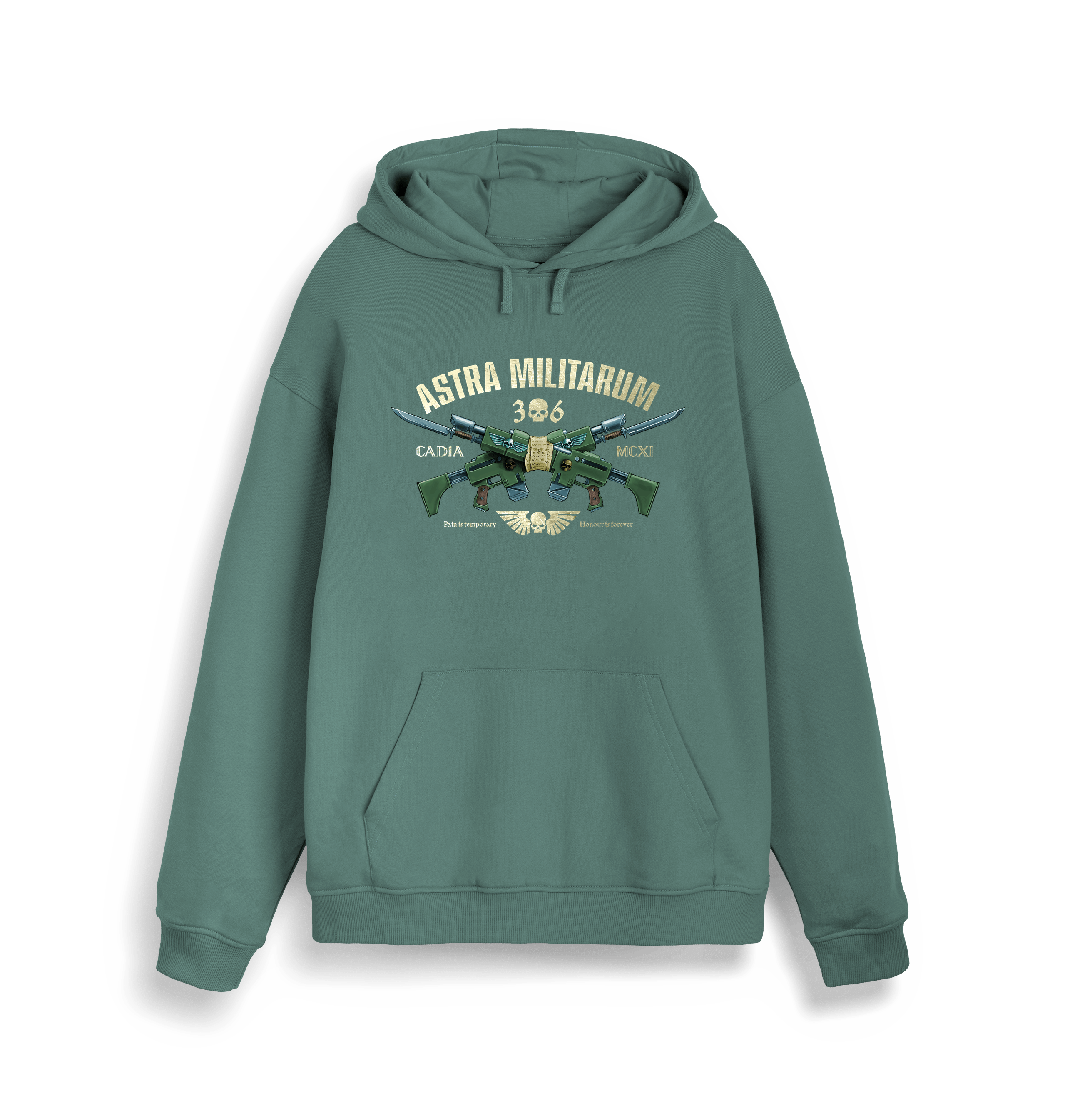 Green Bay Printed Sweater Front