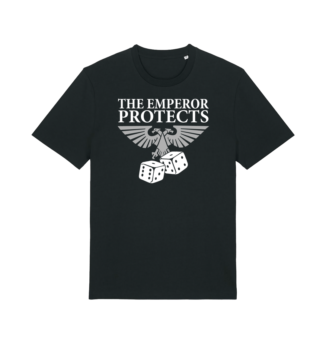 Black Printed T-shirt Front