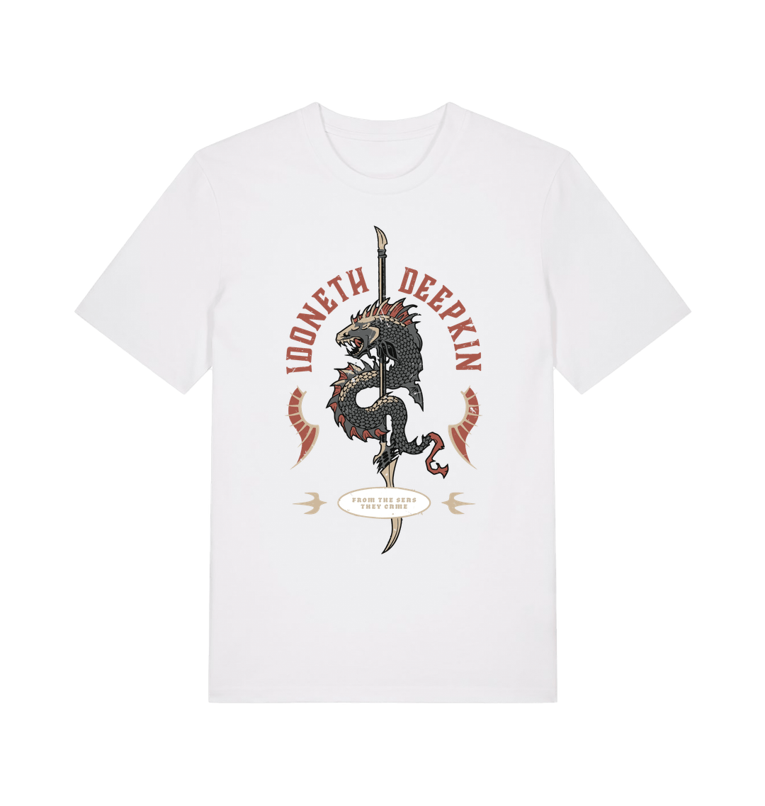 White Printed T-shirt Front