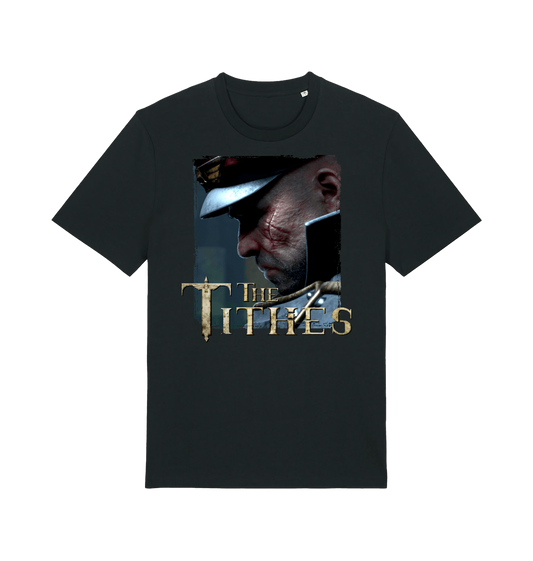 Black Printed T-shirt Front