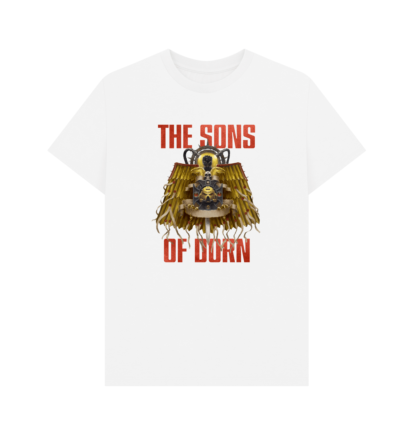 White Imperial Fists Sons of Dorn White T Shirt