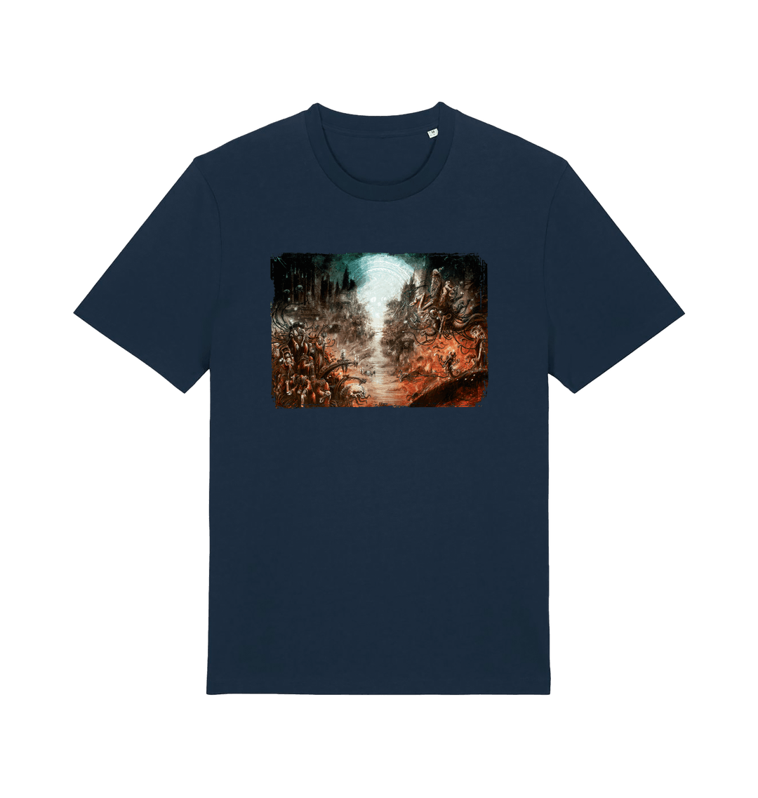 French Navy Printed T-shirt