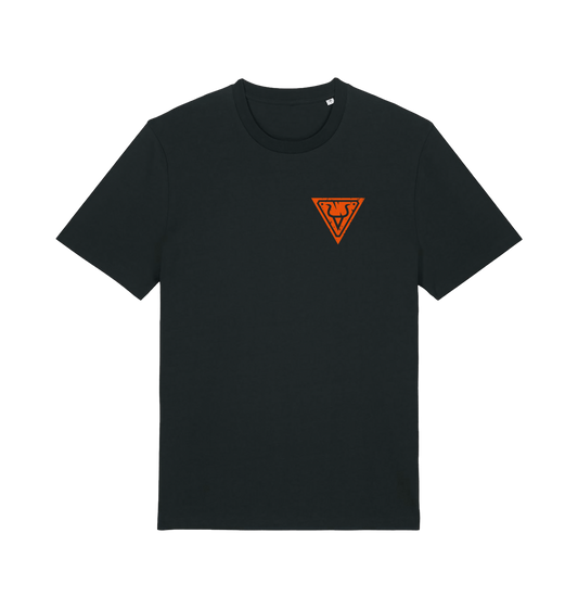 Black Printed T-shirt Front