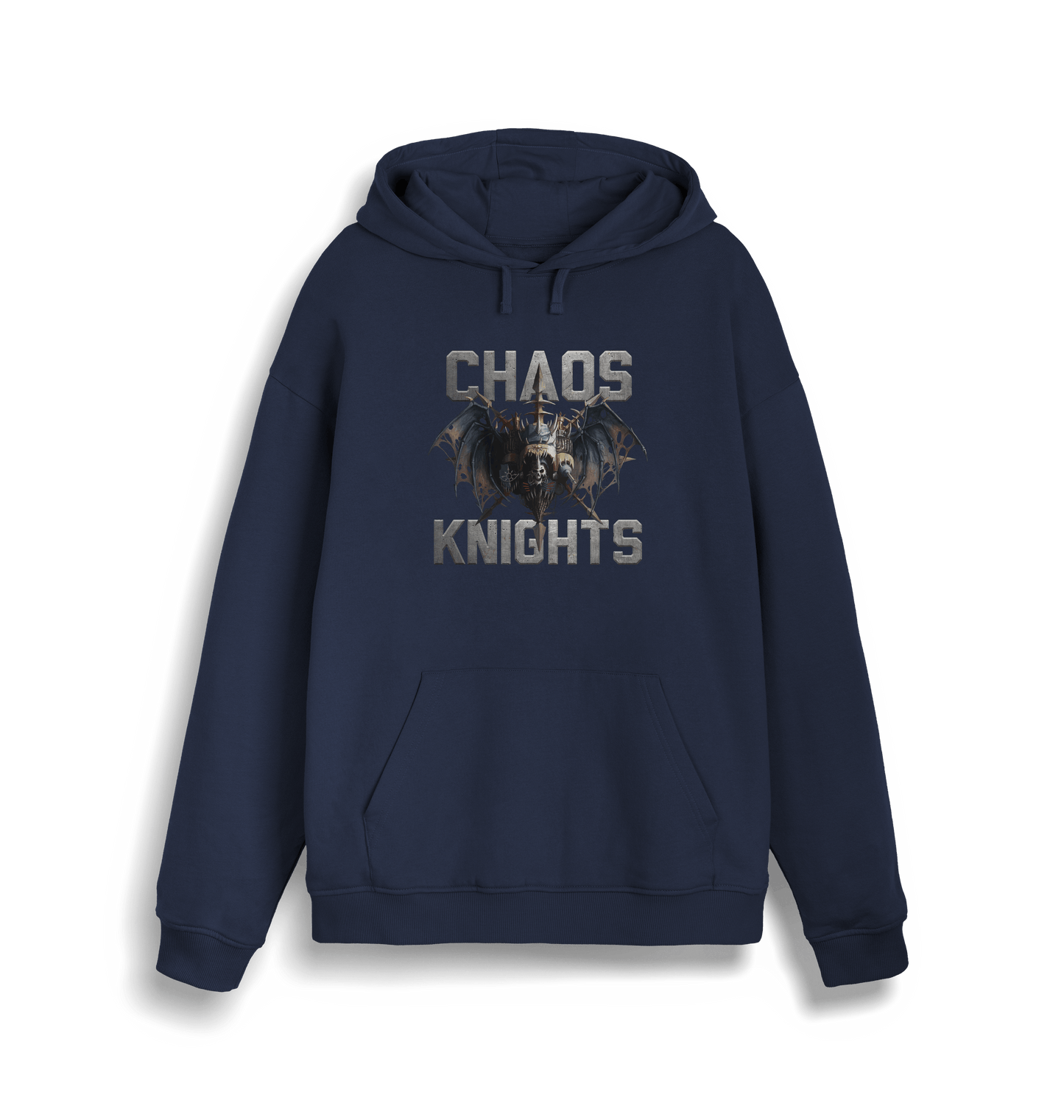 French Navy Printed Sweater Front