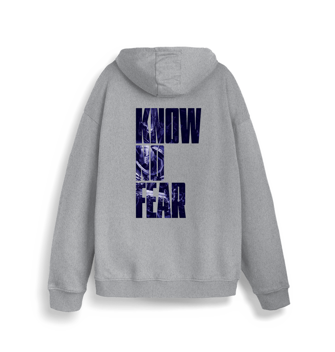 Heather Grey Printed Sweater Back