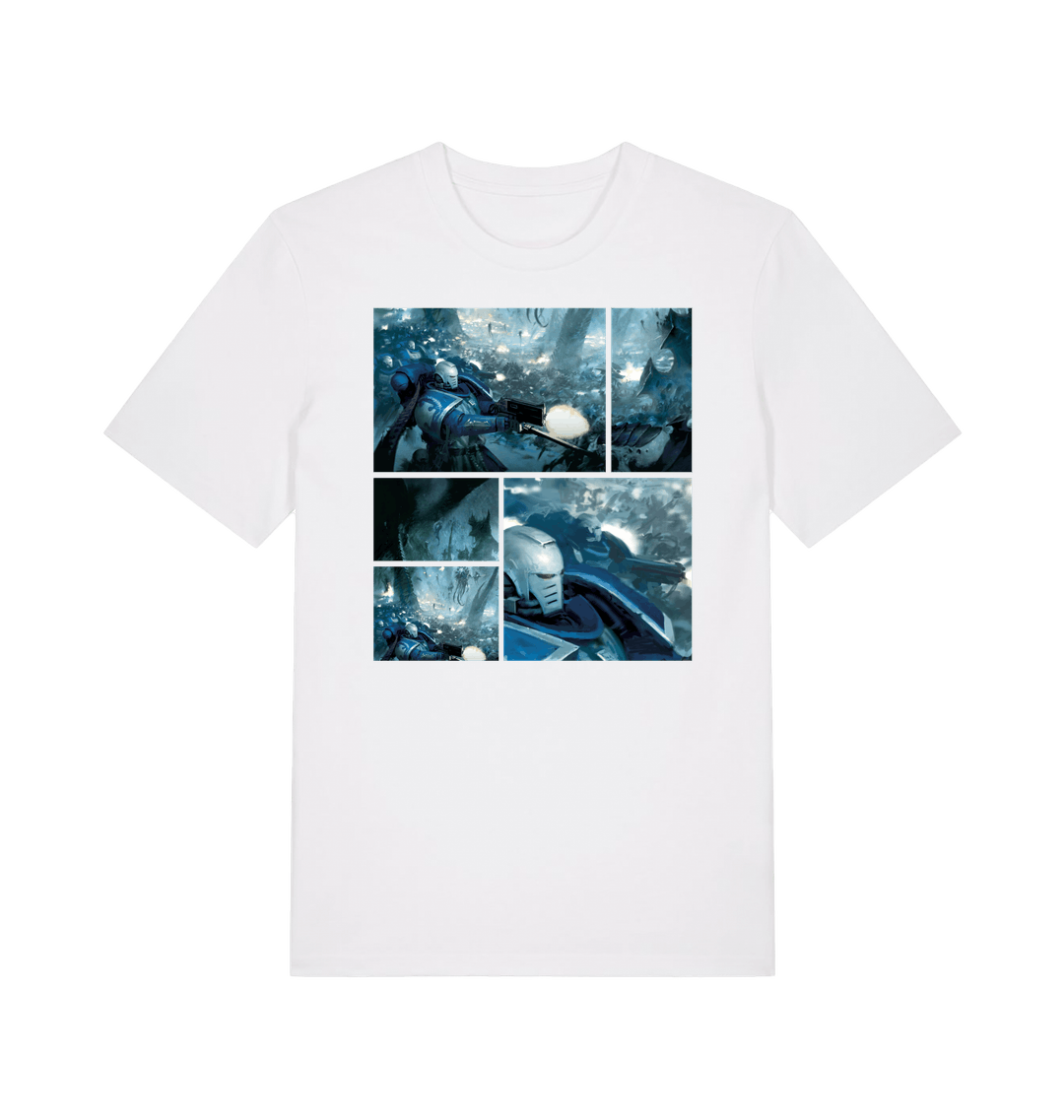 White Printed T-shirt Front