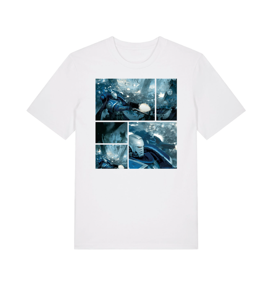 White Printed T-shirt Front