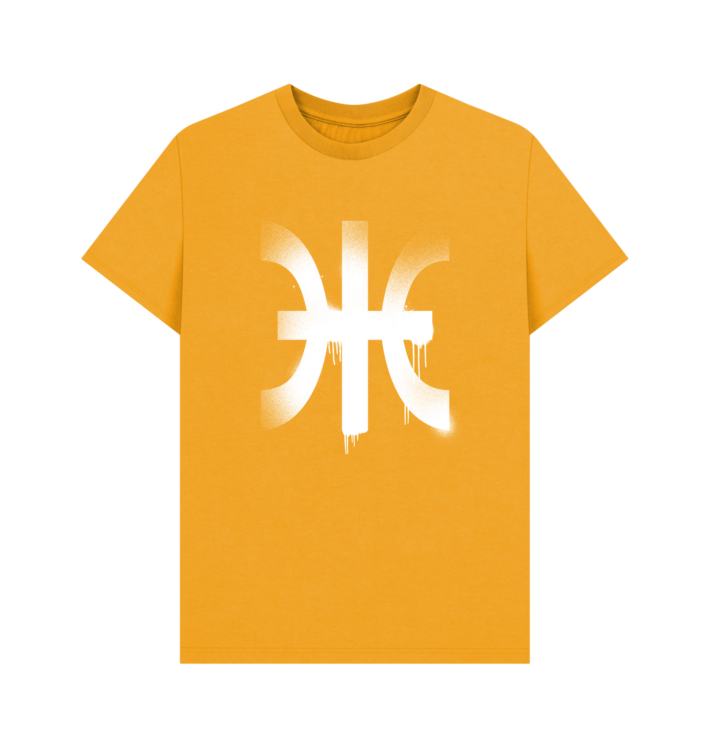 Mustard Harlequins Graffiti Insignia T Shirt