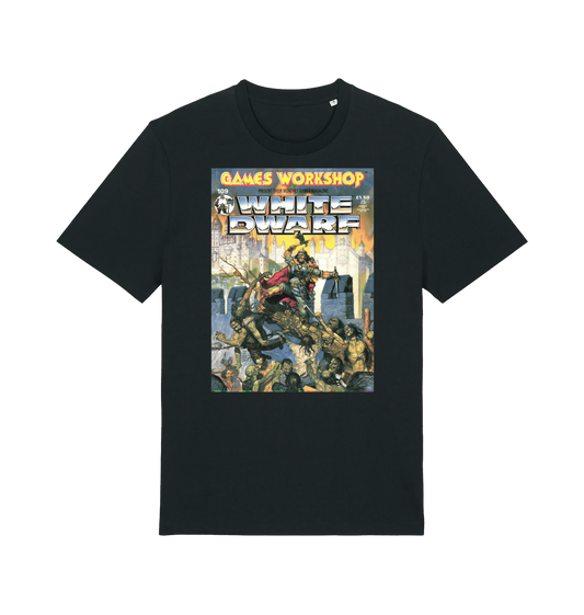 Black Printed T-shirt Front