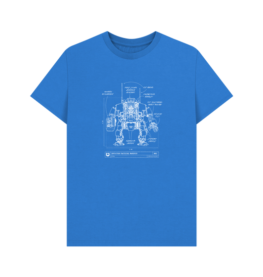 Bright Blue Ultramarines Invictor Warsuit T Shirt