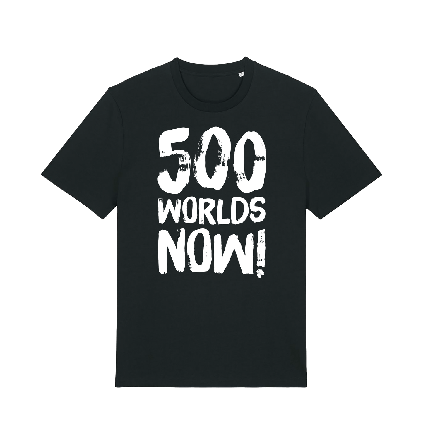 Black Printed T-shirt Front