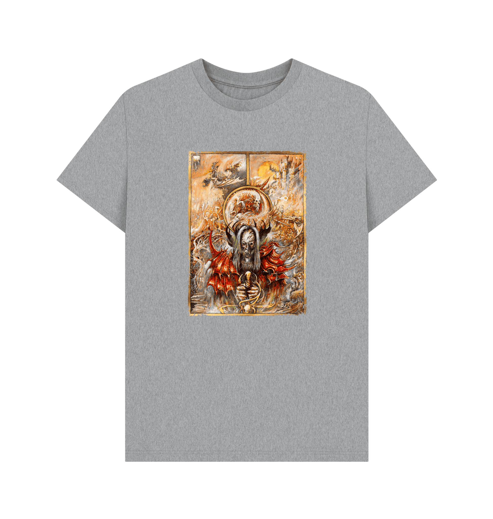 Athletic Grey GRIMDARK - Vampire Counts T Shirt