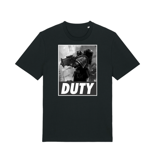 Black Printed T-shirt Front