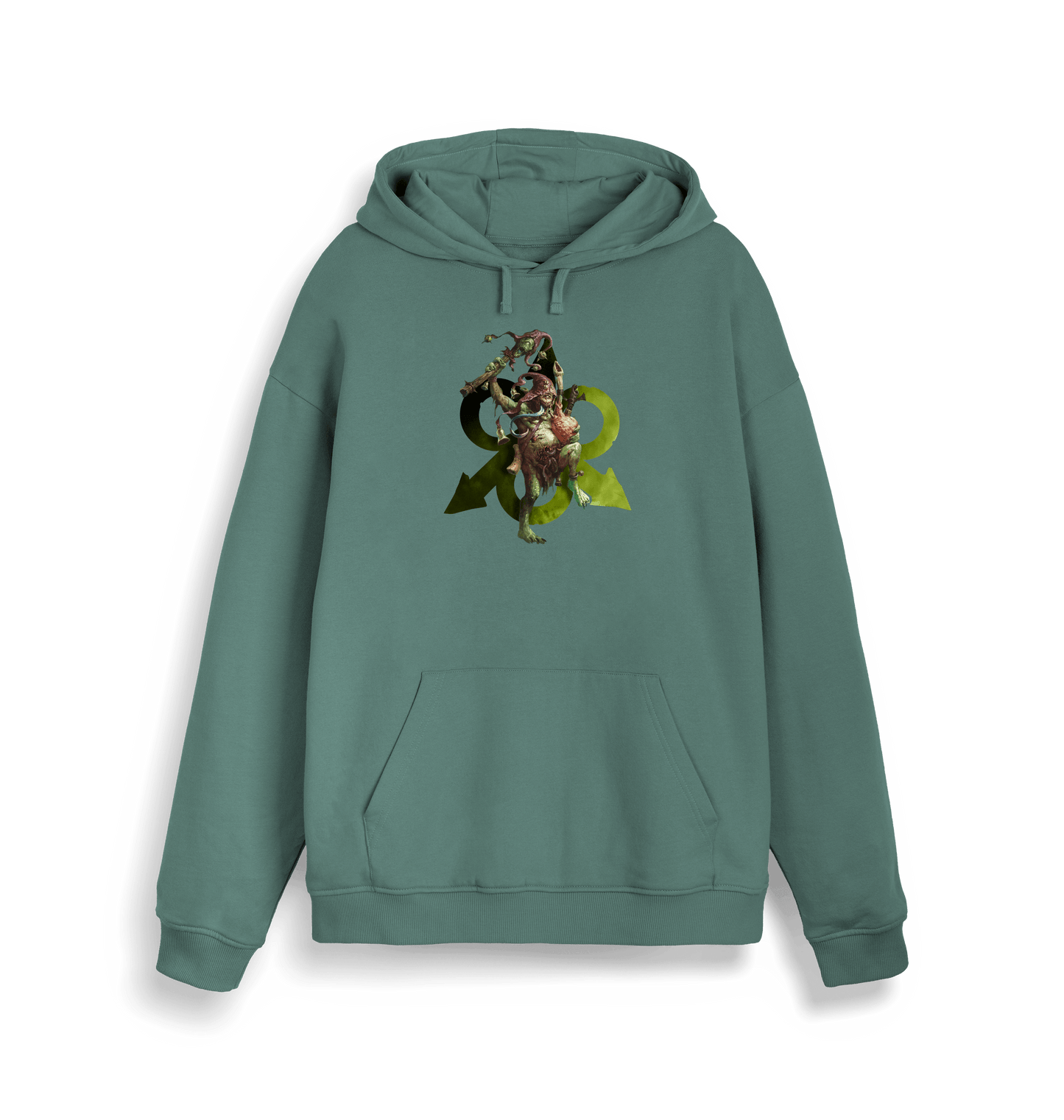 Green Bay Printed Sweater Front