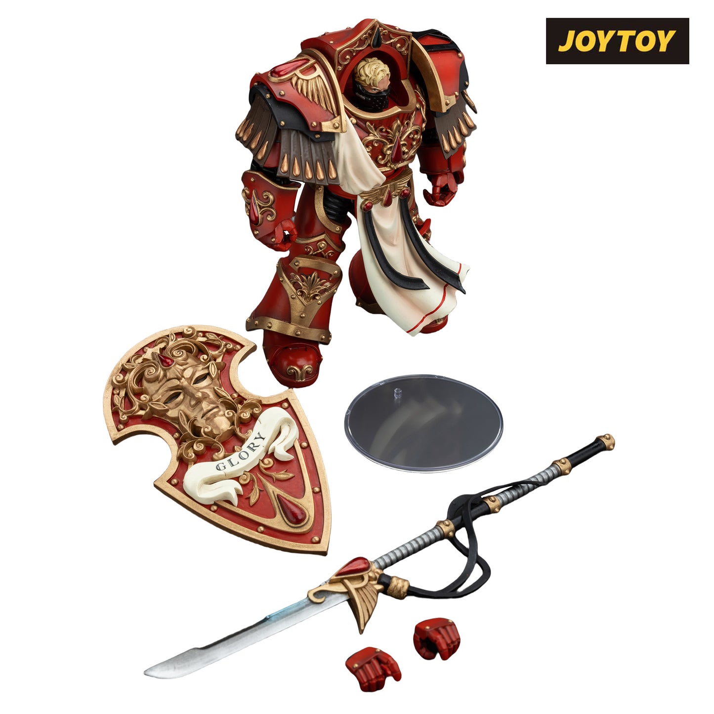 JoyToy Warhammer The Horus Heresy Action Figure - Blood Angels, Crimson Exemplar (1/18 Scale)
