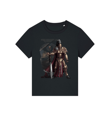 Black Printed T-shirt Front