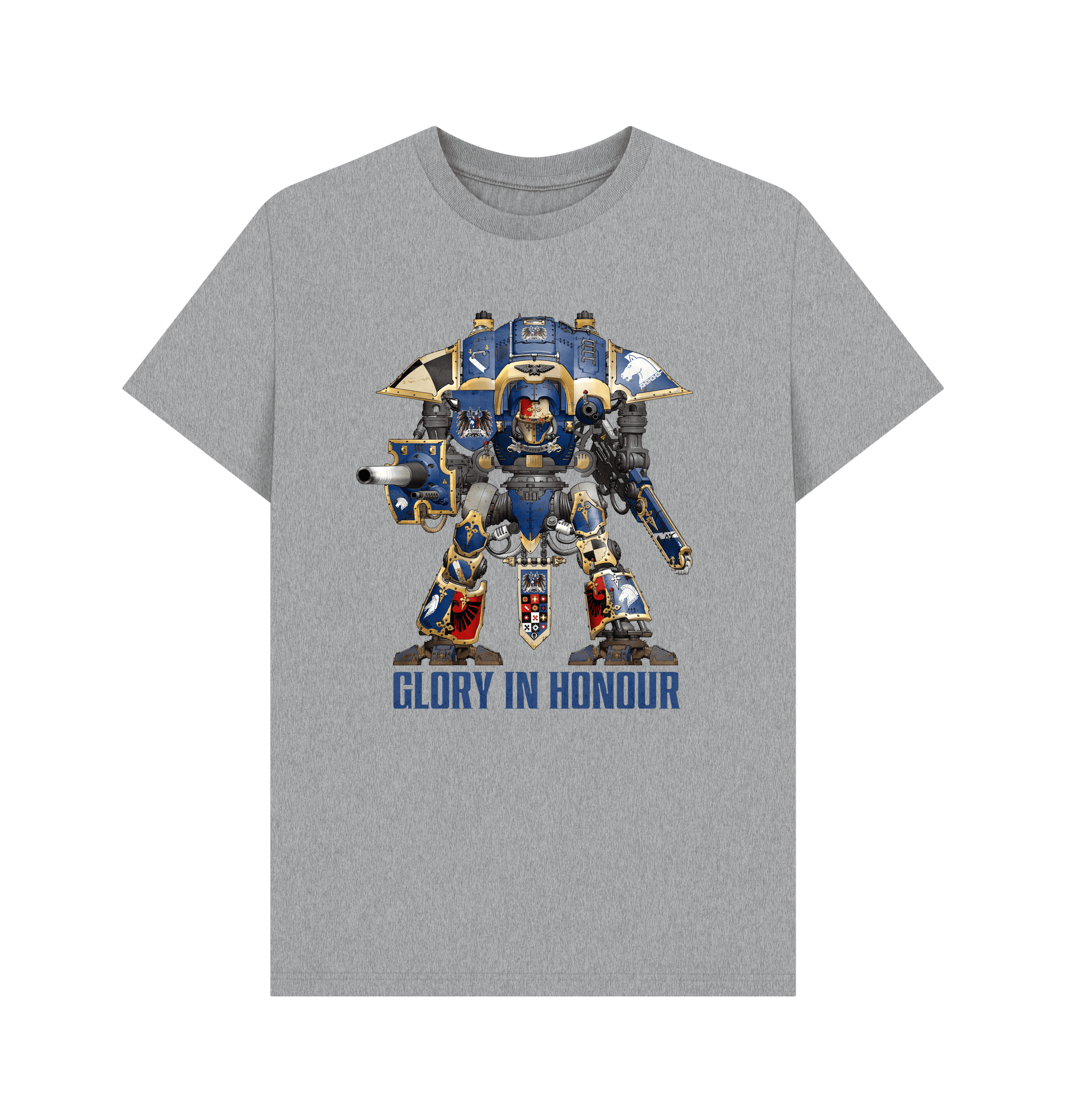 Athletic Grey Premium Imperial Knights Glory in Honour T Shirt