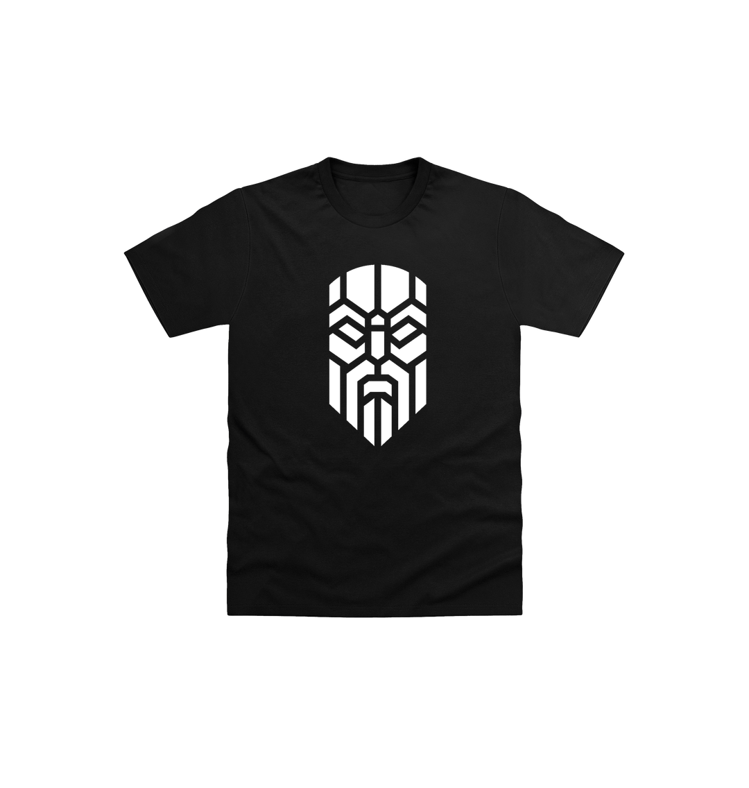 Black Printed Kids T-Shirt