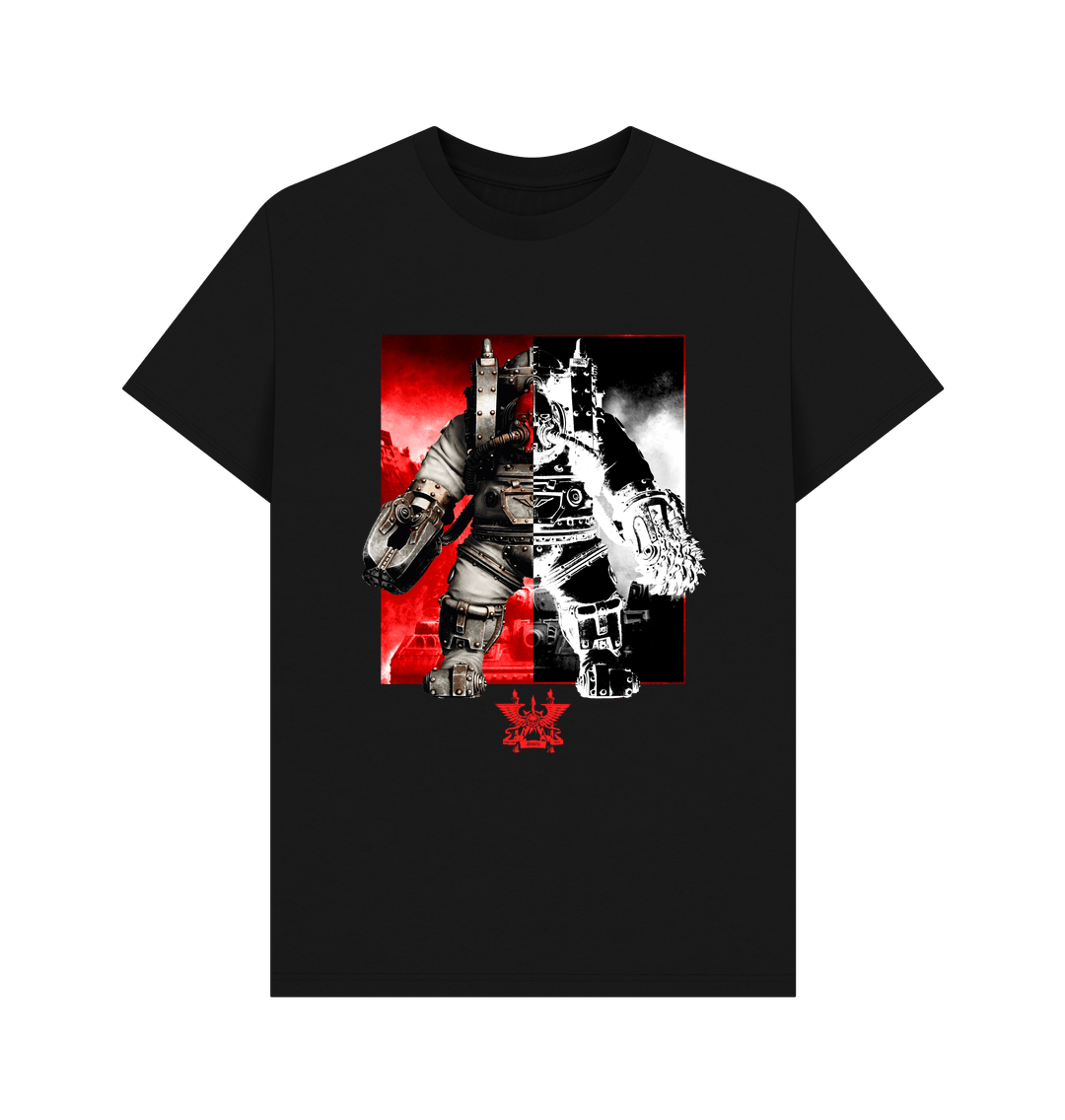 Black Printed T-shirt Front