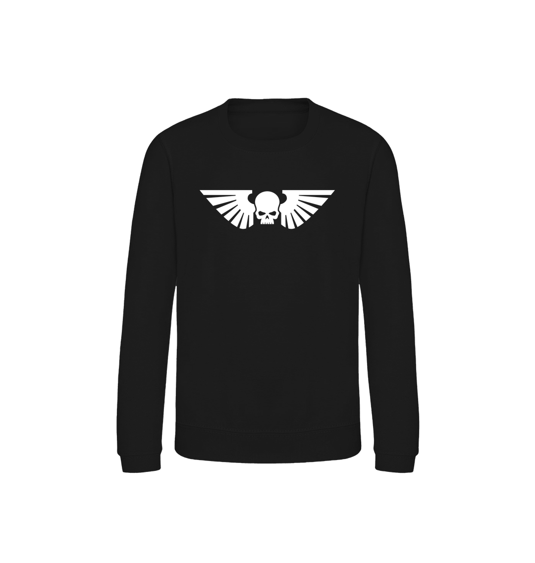 Deep Black Printed Sweater