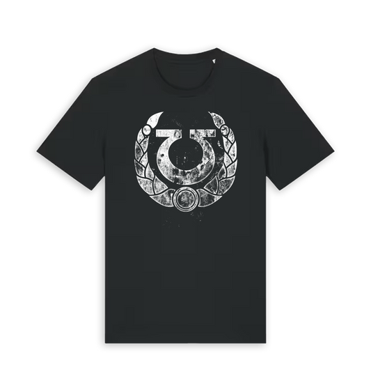 Black Printed T-shirt Front