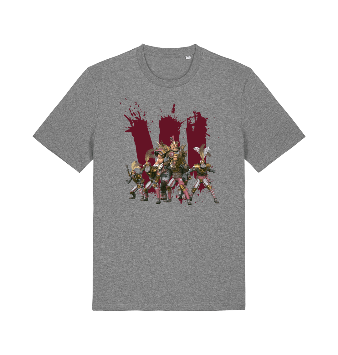 Mid Heather Grey Printed T-shirt Front