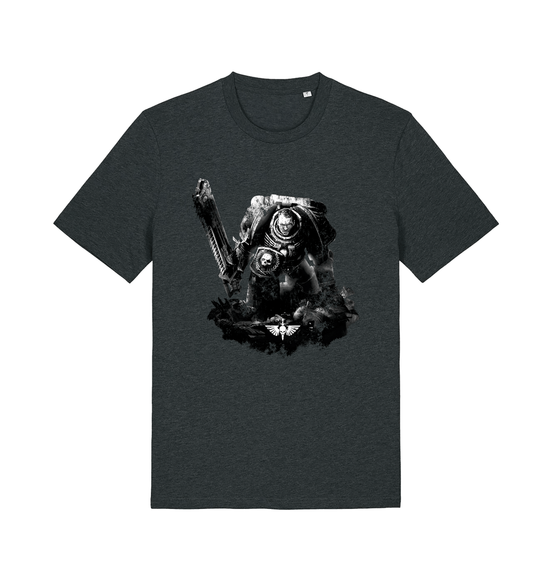 Dark Heather Grey Printed T-shirt