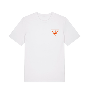 White Printed T-shirt Front