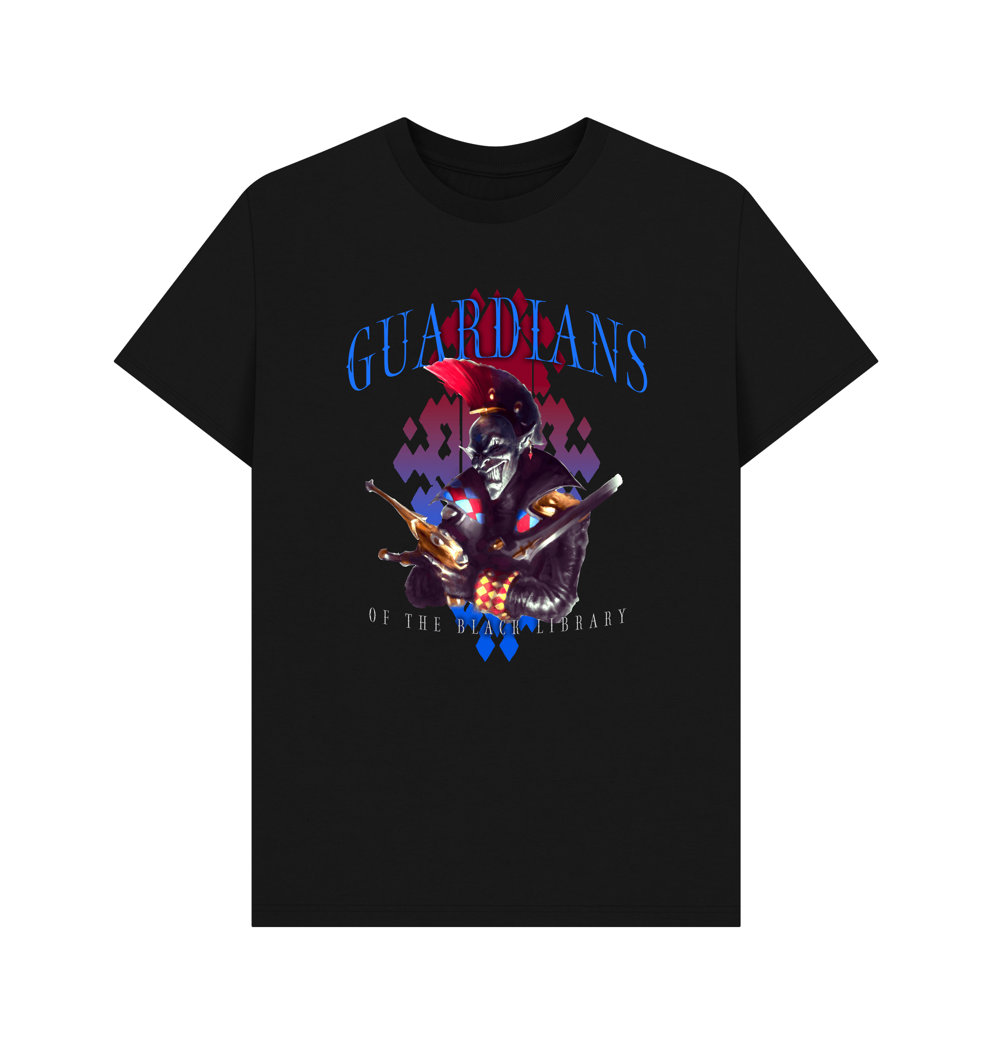 Black Premium Harlequins Guardians of the Black Library T Shirt