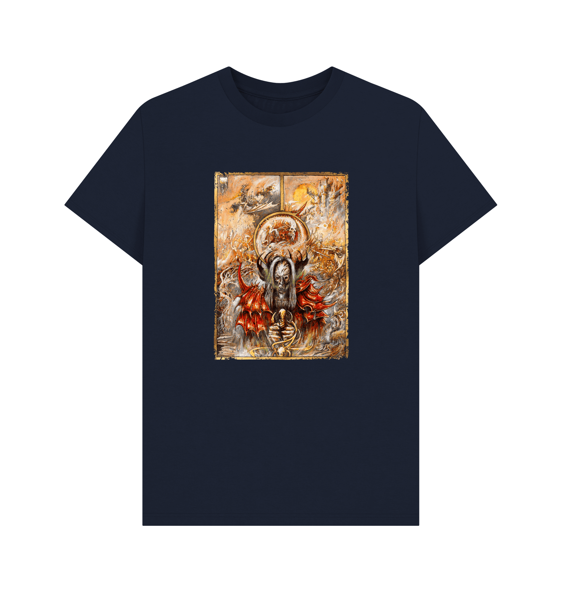 Navy Blue GRIMDARK - Vampire Counts T Shirt
