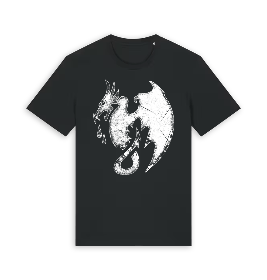 Black Printed T-shirt Front