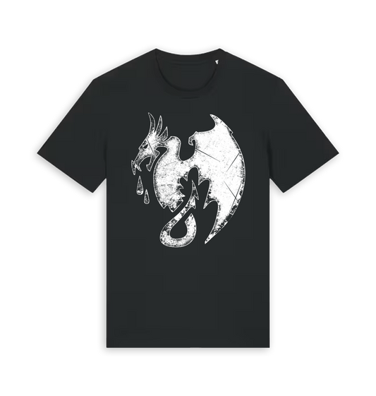 Black Printed T-shirt Front