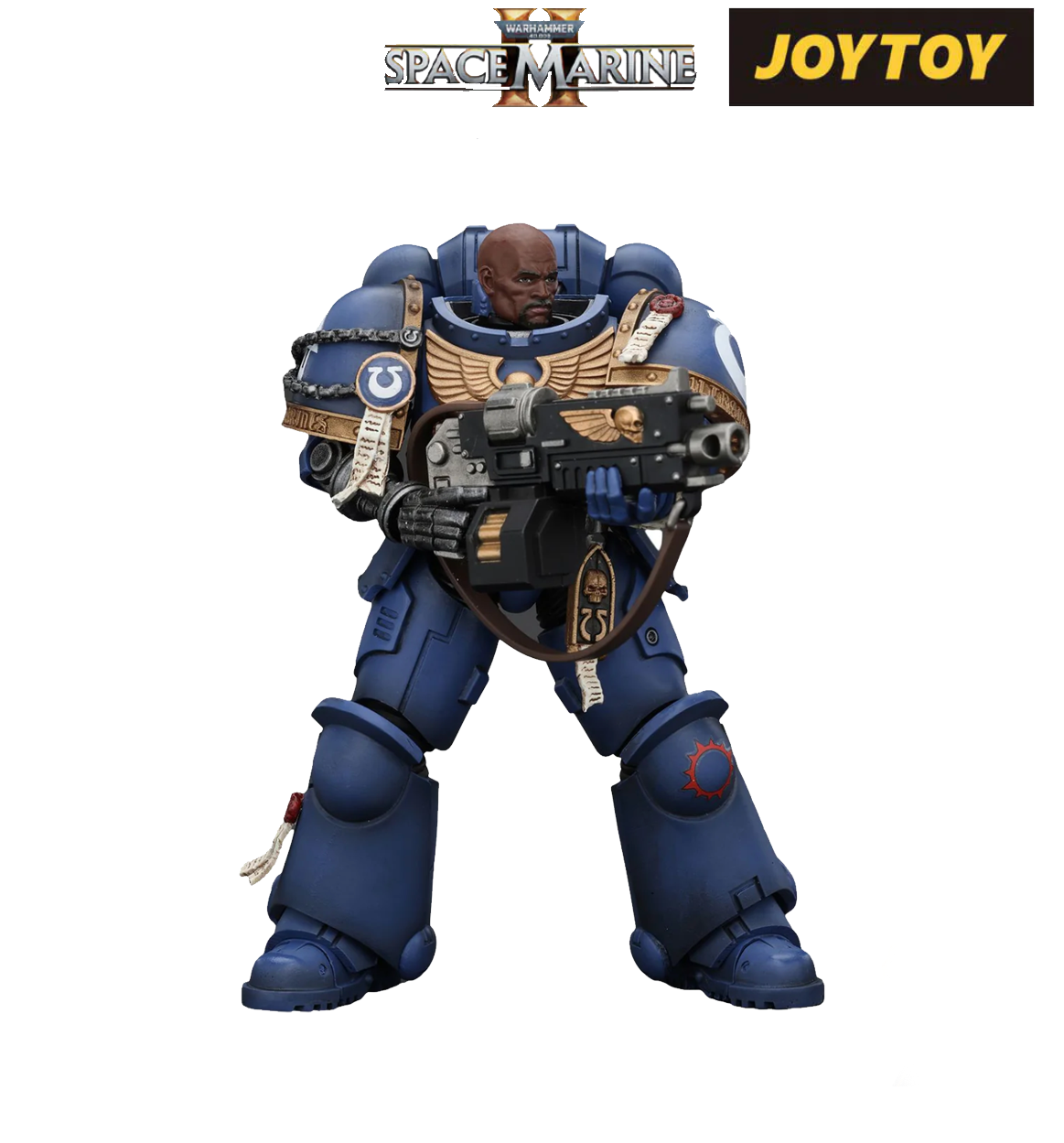 JoyToy Warhammer 40,000: Space Marine 2 Action Figure - Brother Chairon (1/18 Scale)