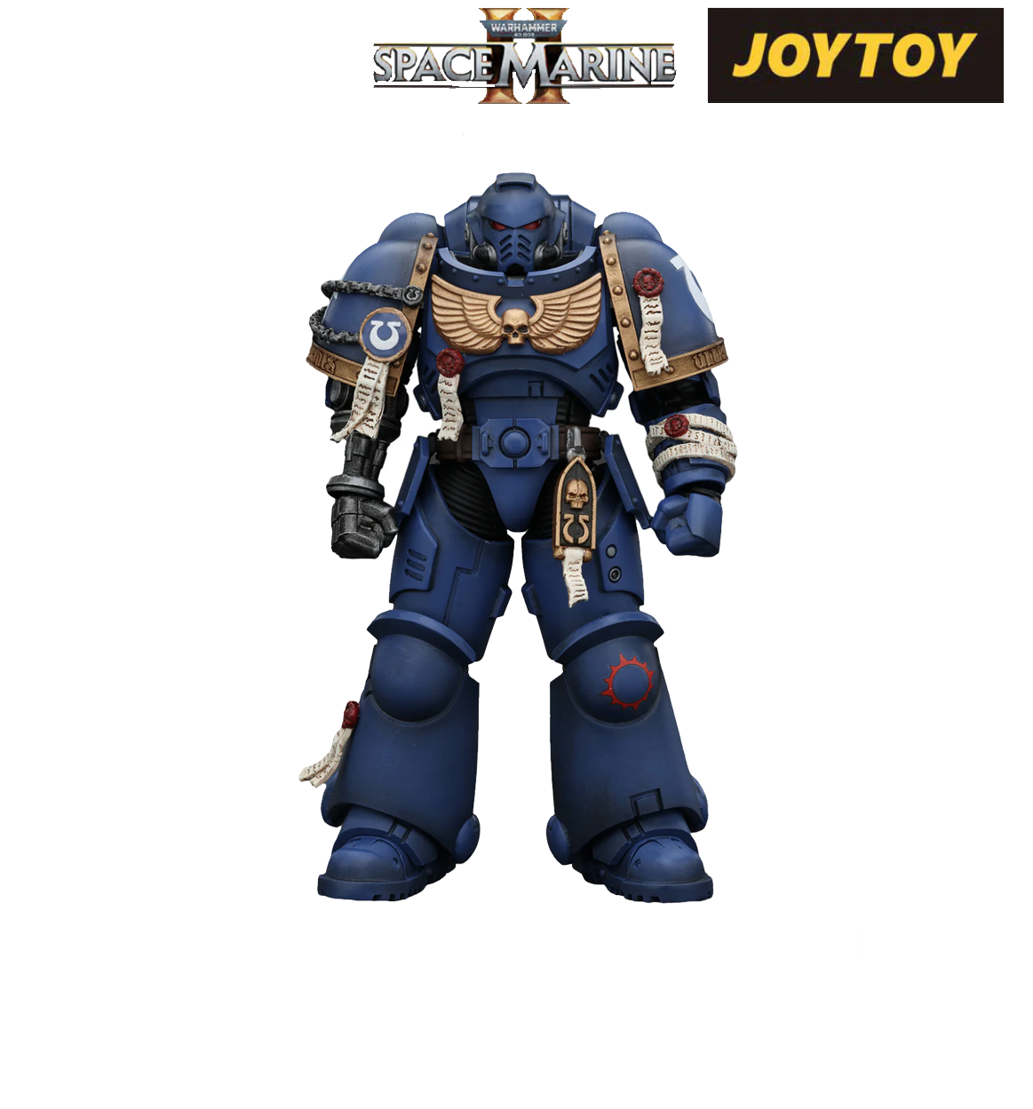 JoyToy Warhammer 40,000: Space Marine 2 Action Figure - Brother Chairon (1/18 Scale)