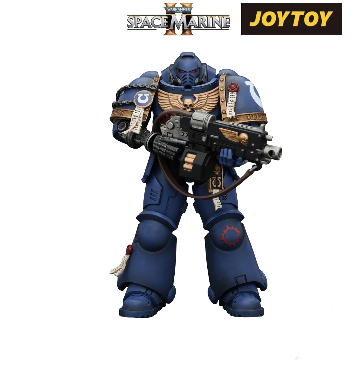 JoyToy Warhammer 40,000: Space Marine 2 Action Figure - Brother Chairon (1/18 Scale)