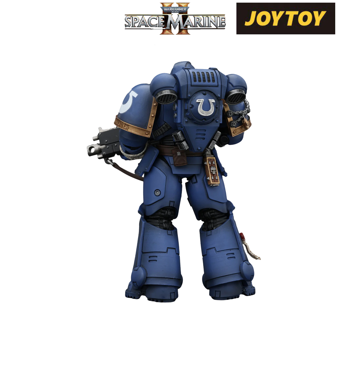 JoyToy Warhammer 40,000: Space Marine 2 Action Figure - Brother Chairon (1/18 Scale)