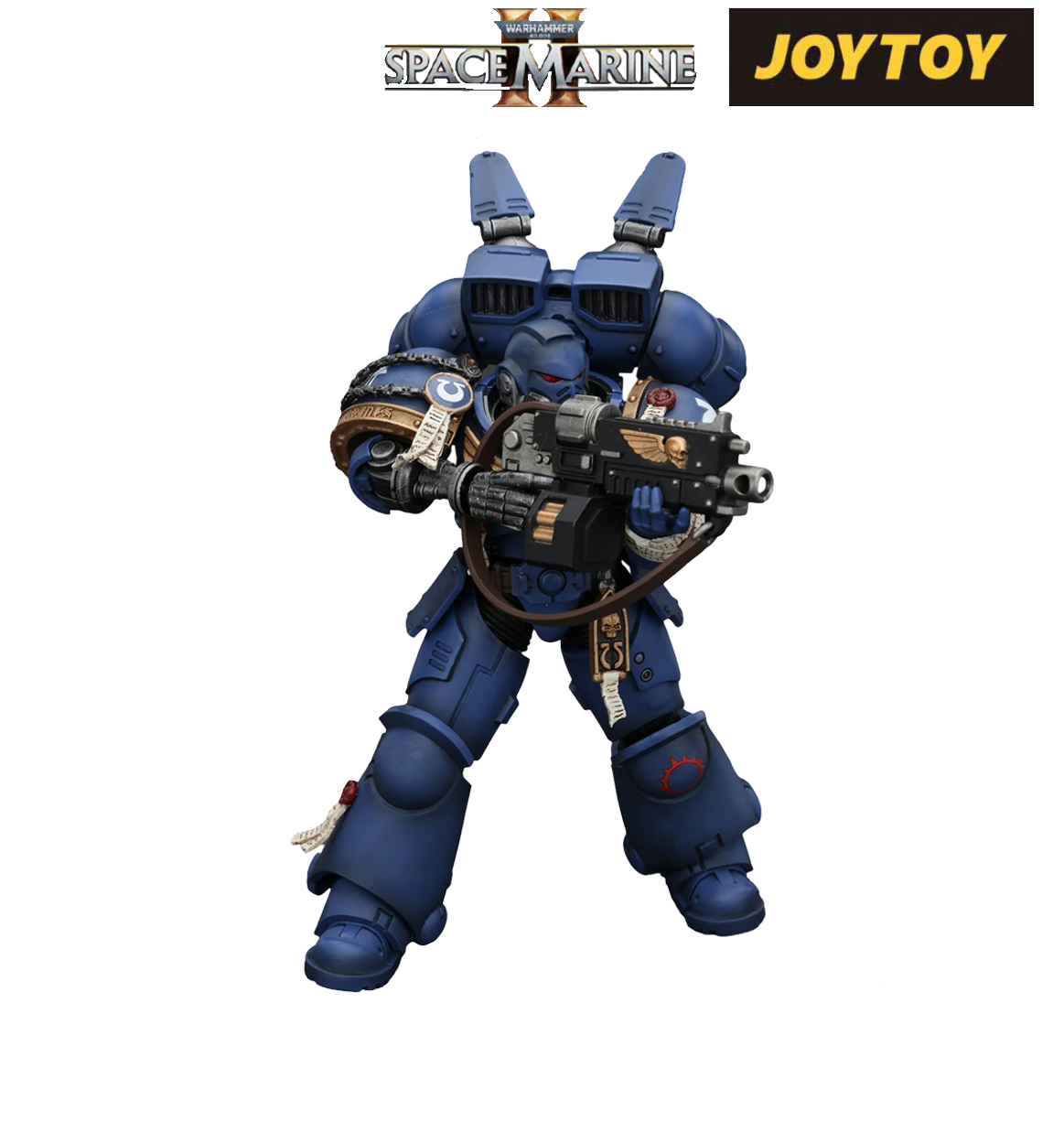 JoyToy Warhammer 40,000: Space Marine 2 Action Figure - Brother Chairon (1/18 Scale)