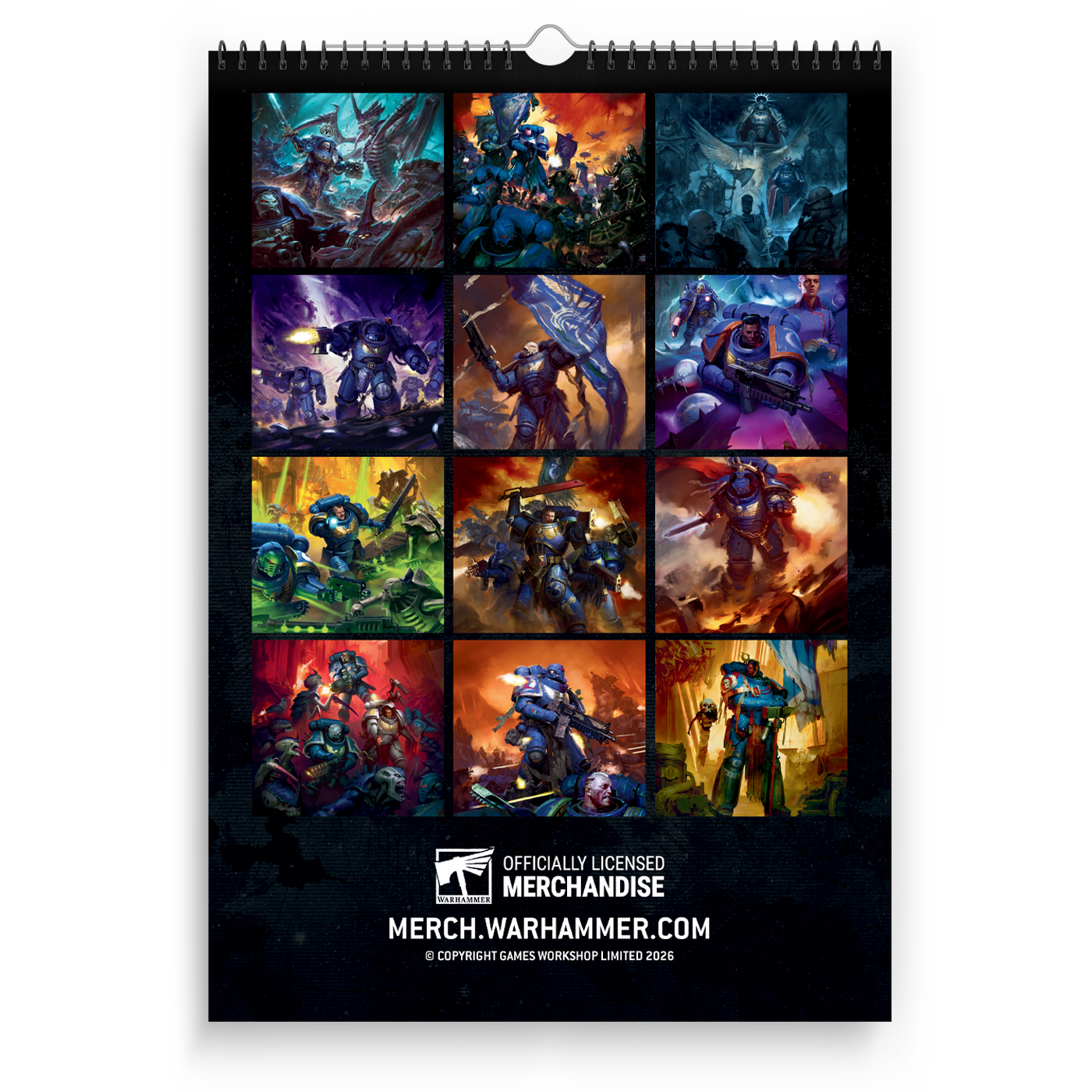 Warhammer 40,000: Ultramarines 2026 Calendar Preorder