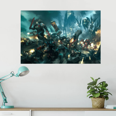 Blood Angels vs Genestealer Cults Poster