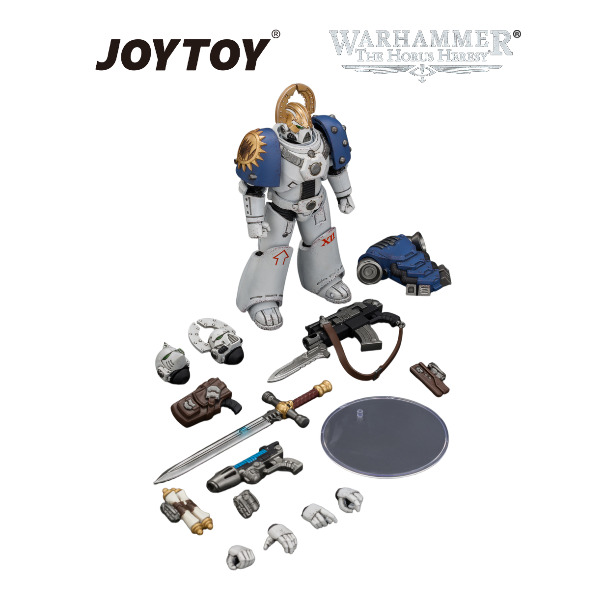 JOYTOY Warhammer The Horus Heresy - World Eaters, MKVI Tactical Sergeant with Plasma Pistol and Power Sword (1/18 Scale) Preorder