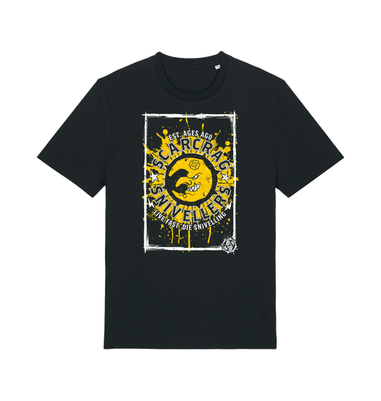 Black Printed T-shirt Front