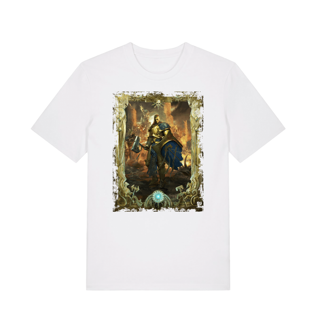 White Printed T-shirt Front