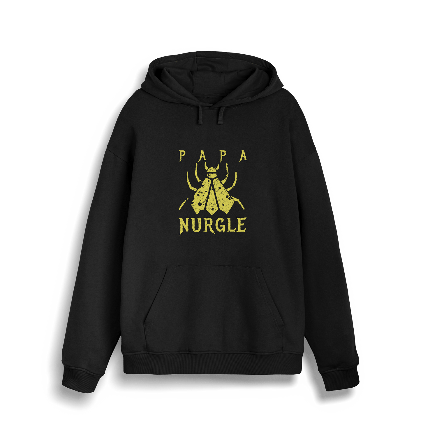 Black Printed Sweater Front