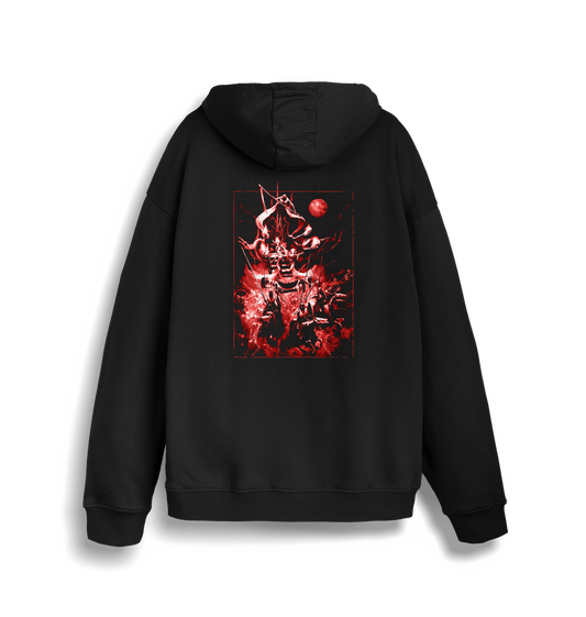 Black Printed Sweater