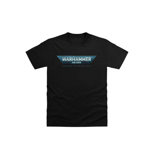 Black Printed Kids T-Shirt