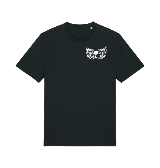 Black Printed T-shirt Front