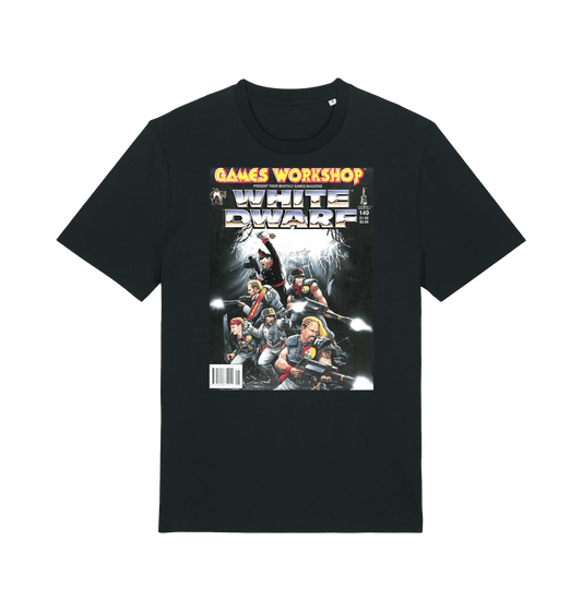 Black Printed T-shirt Front