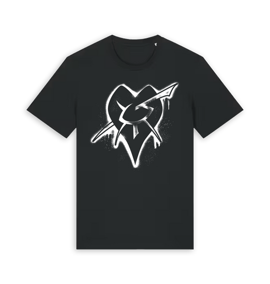 Black Printed T-shirt Front